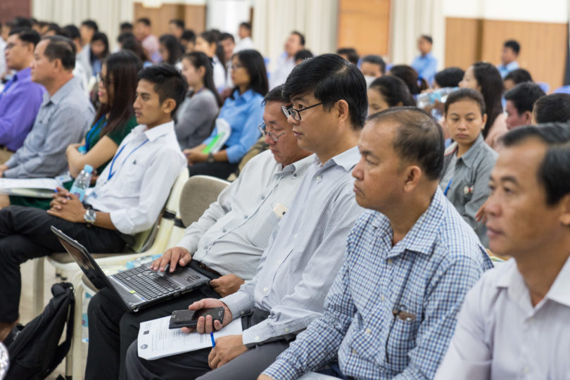 Cambodian University Staff attending the EMR Workshop