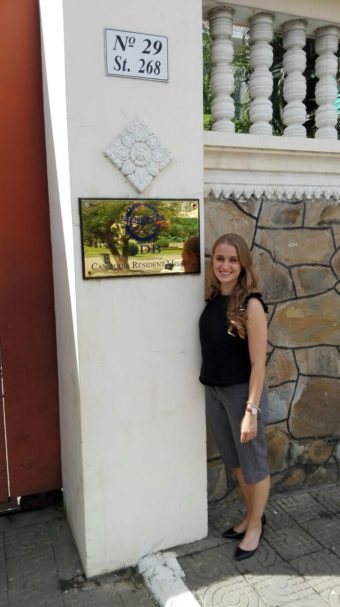 Clara of the Southern Denmark University had a meeting with Asian Development Bank in Phnom Penh