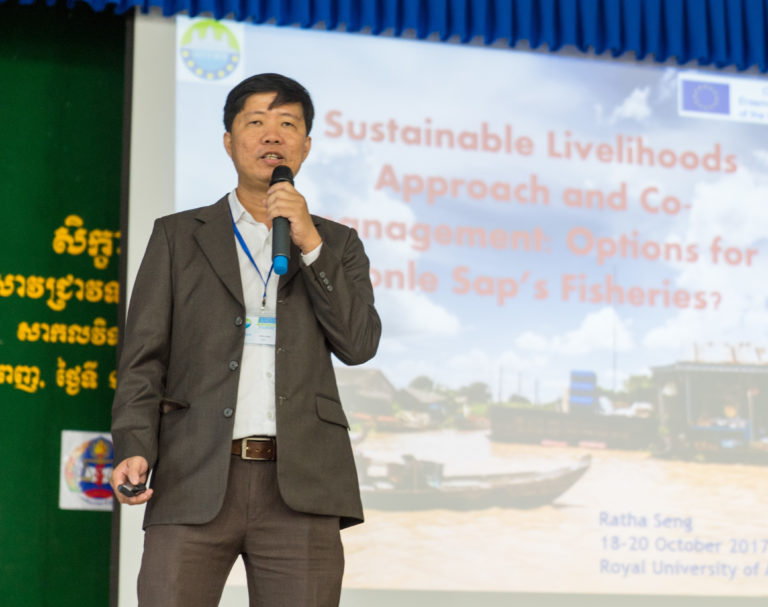 Dr. Ratha Seng (University of Battambang) - “The Sustainable Livelihoods Approach and co-management: options for Tonle Sap’s fisheries“ 