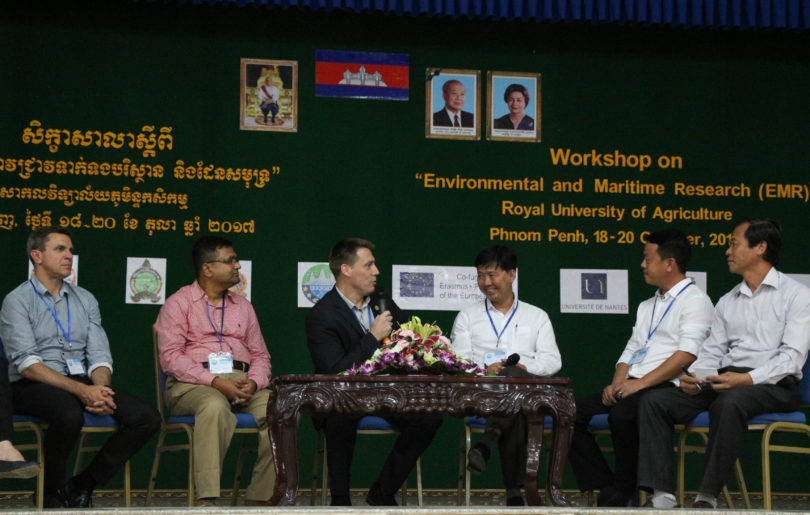 Roundtable session with European and Cambodian representatives